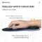 EXCO Ergonomic Mouse Pad with Silicone Wrist Rest