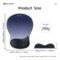 EXCO Ergonomic Mouse Pad with Silicone Wrist Rest
