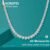 KNOBSPIN 3-Claw D VVS1 Moissanite Tennis Necklace