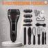 Heated Knee Massager Brace Vibration 3 Levels Black