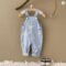 Embroidery Knit Sleeveless Romper Newborn Baby Summer