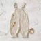 Embroidery Knit Sleeveless Romper Newborn Baby Summer