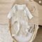 Embroidery Knit Sleeveless Romper Newborn Baby Summer