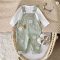 Embroidery Knit Sleeveless Romper Newborn Baby Summer
