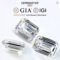 Emerald Cut Lab Diamond VVS D Color GIA IGI