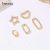 FINRUSIAC 14K Gold Plated Brass DIY Spring Clasp