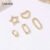 FINRUSIAC 14K Gold Plated Brass DIY Spring Clasp