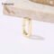 FINRUSIAC 14K Gold Plated Brass DIY Spring Clasp