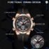 SUNKTA Luxury Men’s Arabic Quartz Waterproof Luminous Watch