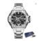 FOXBOX Men’s 5ATM Waterproof Luminous Digital Quartz Watch
