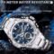 FOXBOX Men’s 5ATM Waterproof Luminous Digital Quartz Watch