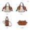 FOXER Women’s Vintage PU Leather Messenger Bag