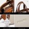 FOXER Women’s Vintage PU Leather Messenger Bag