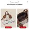 FOXER Women’s Vintage PU Leather Messenger Bag
