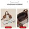 FOXER Women’s Vintage PU Leather Messenger Bag