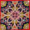 Fashion Flower Cotton Bandana Square Scarf Headband
