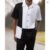 Fashion Men’s 2-Piece Harajuku Retro Summer Suit
