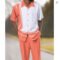 Fashion Men’s 2-Piece Harajuku Retro Summer Suit