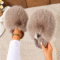 Fluffy Slippers Plush Slides Warm Shoes Women Winter