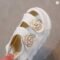 Girls’ Korean Pearl Flower Soft-Sole Summer Beach Sandals