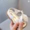 Girls Pearl Diamond Princess Beach Sandals Anti-Slip