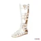 Gladiator Sandals Knee High Flat Sandal Women Summer