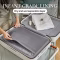 Mixi wide handle hardside rolling suitcase