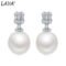 LAYA 925 sterling silver pearl earrings
