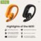 HTC Powerbuds NE61 Noise Reduction AI Translator Earbuds
