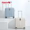 Hanke 14-Inch Underseat Hardshell Carry-On Spinner Travel Suitcase