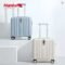 Hanke 14-Inch Underseat Hardshell Carry-On Spinner Travel Suitcase