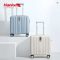 Hanke 14-Inch Underseat Hardshell Carry-On Spinner Travel Suitcase