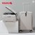Hanke H9860 Aluminum Frame PC Hardside Spinner Luggage