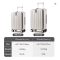 Hanke H9860 Aluminum Frame PC Hardside Spinner Luggage