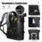 HcanKcan Expandable 17″ Roll Top Waterproof Backpack