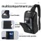 HcanKcan Men’s Multifunction USB Crossbody Bag