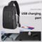 HcanKcan Men’s Multifunction USB Crossbody Bag