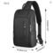 HcanKcan Men’s Multifunction USB Crossbody Bag