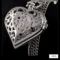 Heart Pocket Watch Pendant Necklace Quartz Watch Gift