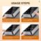 Heated Knee Massager Brace Vibration 3 Levels Black