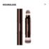Hourglass Round-Head Powder Brush with Soft Fiber Bristles