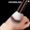 Hourglass Round-Head Powder Brush with Soft Fiber Bristles