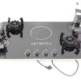 5-Burner Built-In Gas Electric Cooktop