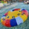 Inflatable UFO Disco Towable Tube Spinning Water Float
