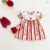 Ins Girls Baby Summer Cartoon Embroidered Collar Dress