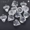 JUNAO 10x30mm Clear Teardrop Sew On Rhinestones Garland