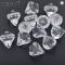 JUNAO 10x30mm Clear Teardrop Sew On Rhinestones Garland