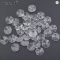 JUNAO 10x30mm Clear Teardrop Sew On Rhinestones Garland
