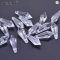 JUNAO 10x30mm Clear Teardrop Sew On Rhinestones Garland