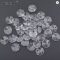 JUNAO 10x30mm Clear Teardrop Sew On Rhinestones Garland